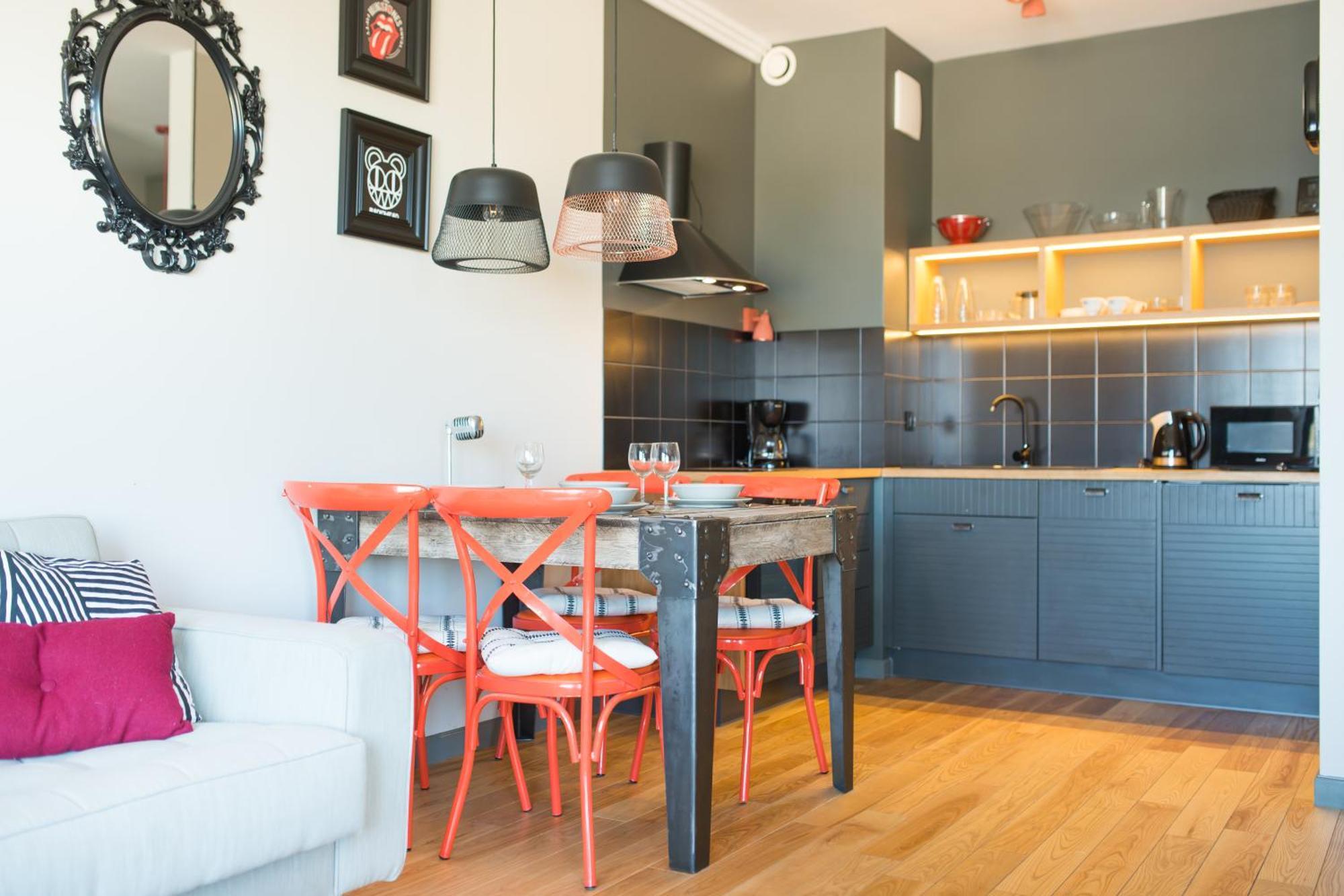 Citystay Brabank Apartament Nad Motlawa 格但斯克 客房 照片