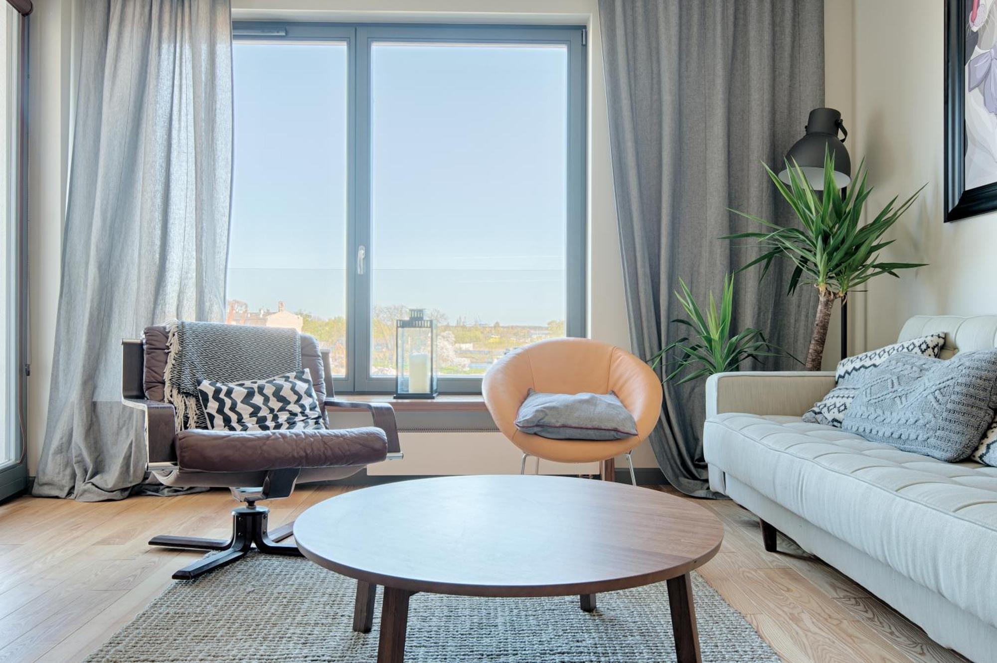 Citystay Brabank Apartament Nad Motlawa 格但斯克 客房 照片